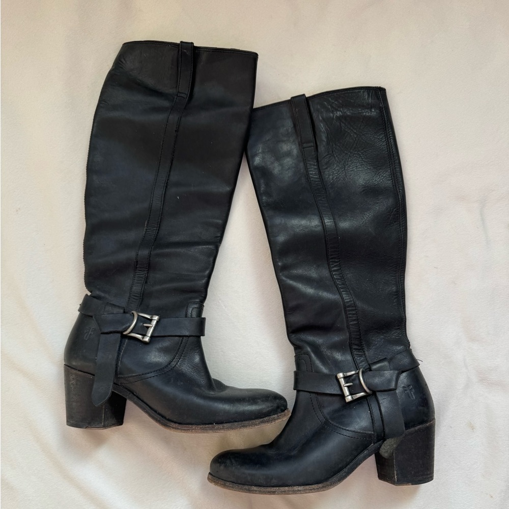 Frye Black Heeled Boots for Women